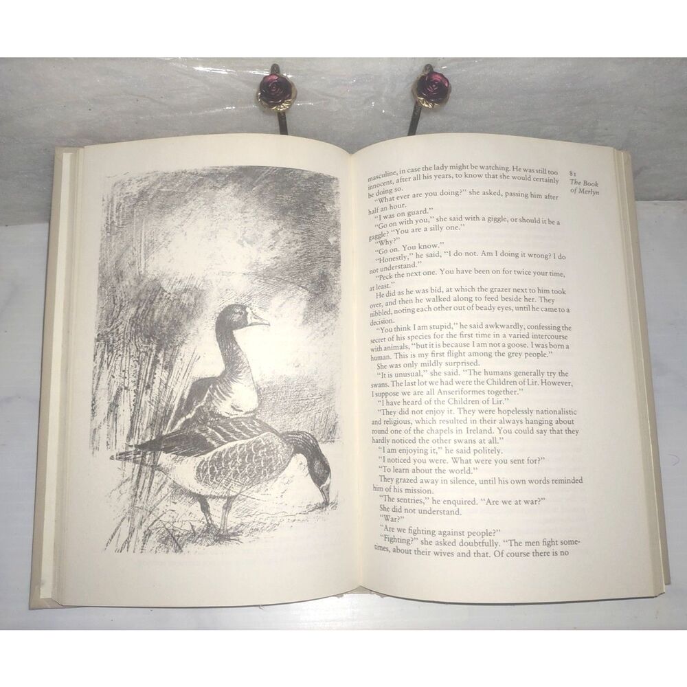 The Book of Merlyn by T.H. White Hardcopy no Dust Jacket copyright 1977